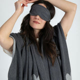 Hearts Reversible Blanket Travel Set