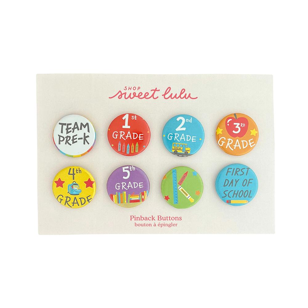 School Grades Button Set