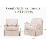 Crawford Pillowback Comfort Swivel Glider