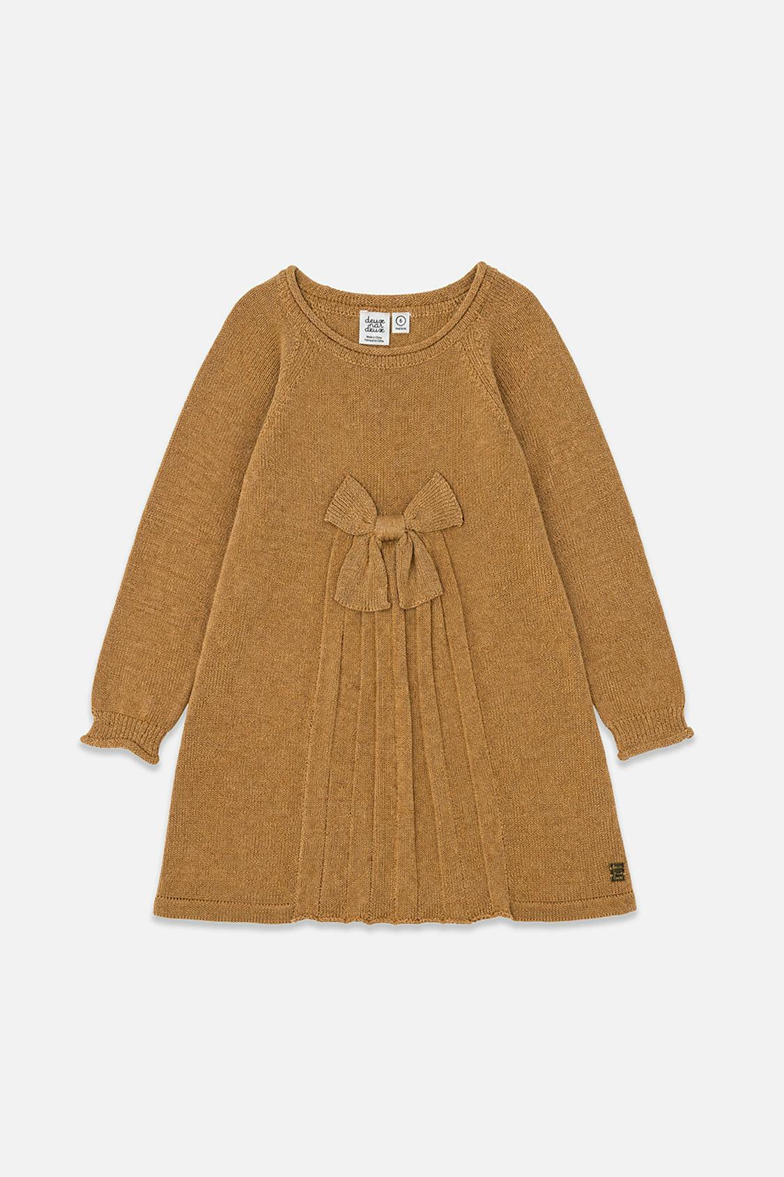 Knitted Dress Brown Cinnamon
