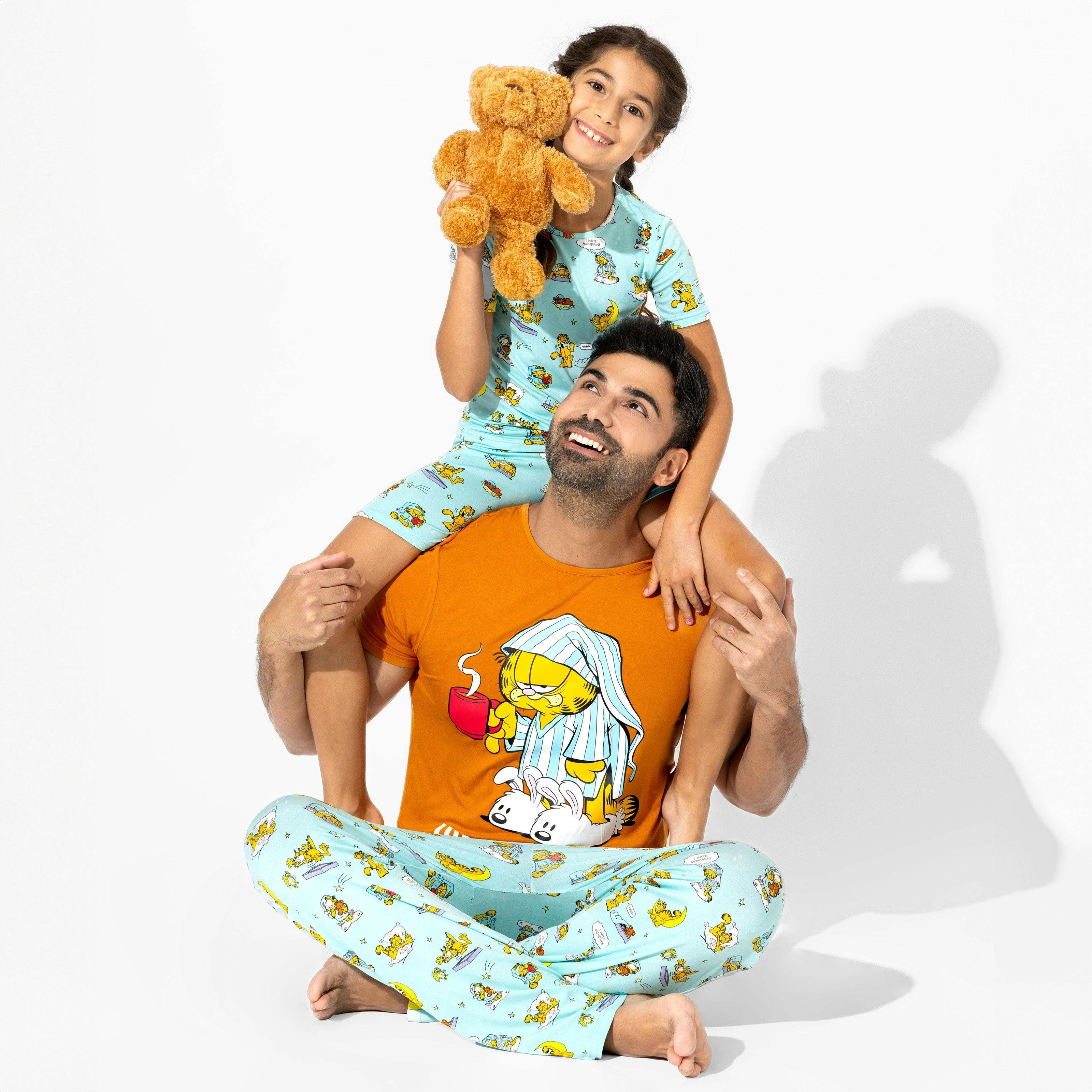 Garfield: Lazy Mondays Bamboo Kids Pajama Short Set