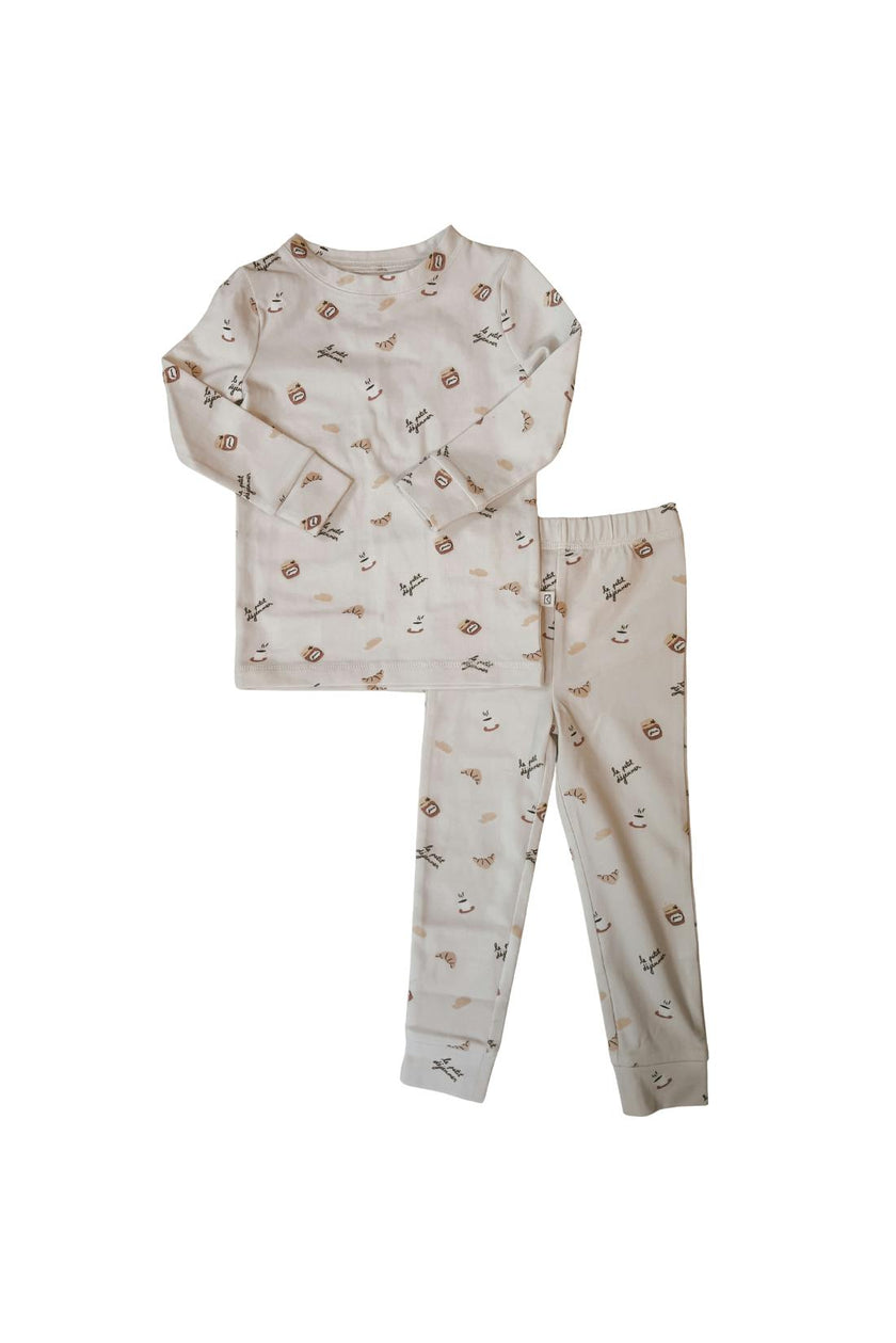 Modal Pajama Set in Petit Déjeuner