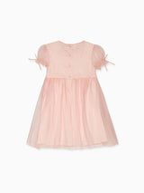 Blush Alba Silk Ceremony Girl Dress