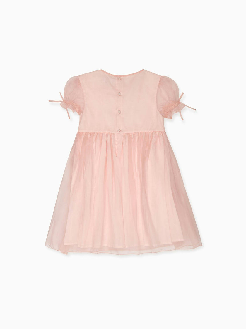 Blush Alba Silk Ceremony Girl Dress