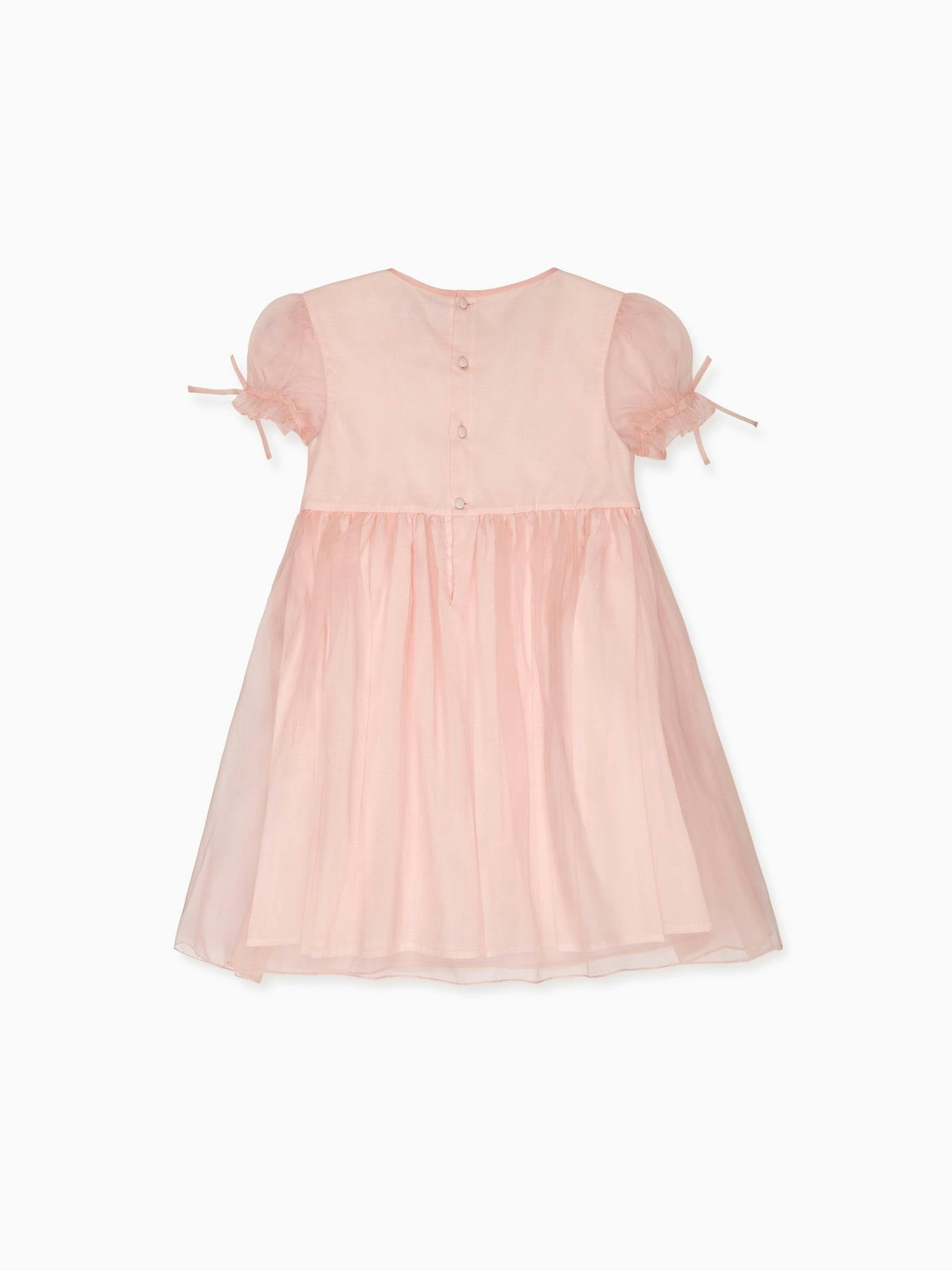Blush Alba Silk Ceremony Girl Dress