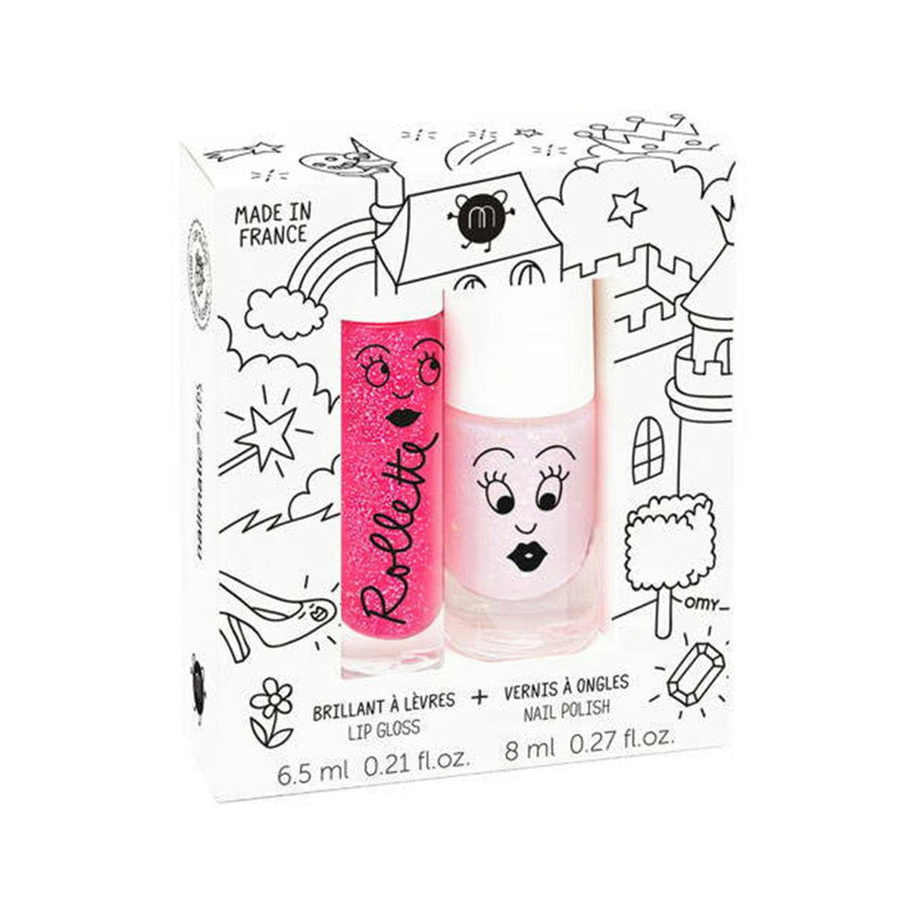 Nail Polish and Lip Gloss Set for Kids FAIRYTALES