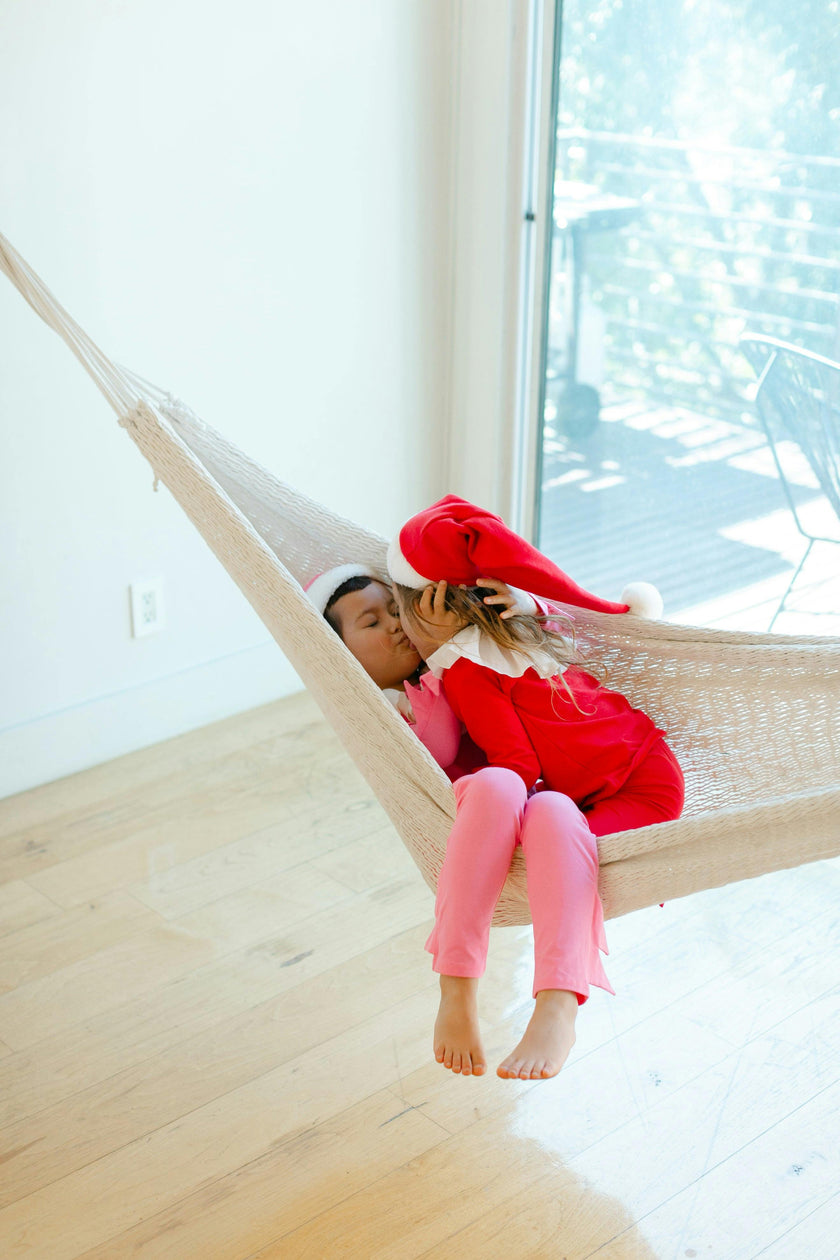 Red Holiday Elf Pajama Costume, Santa Costume