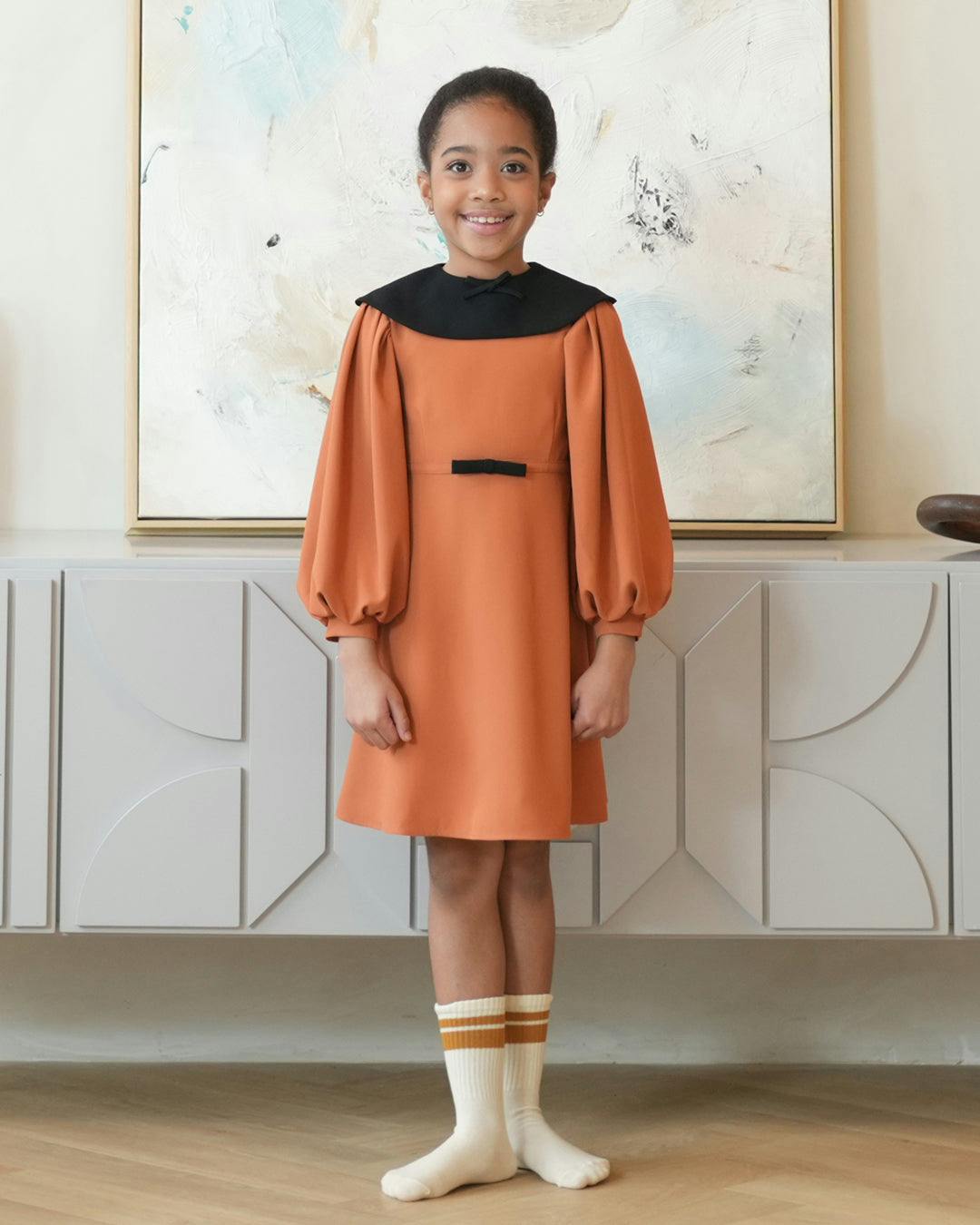 Leni dress, Orange