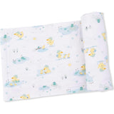 Frog and Duck Pond - Swaddle Blanket