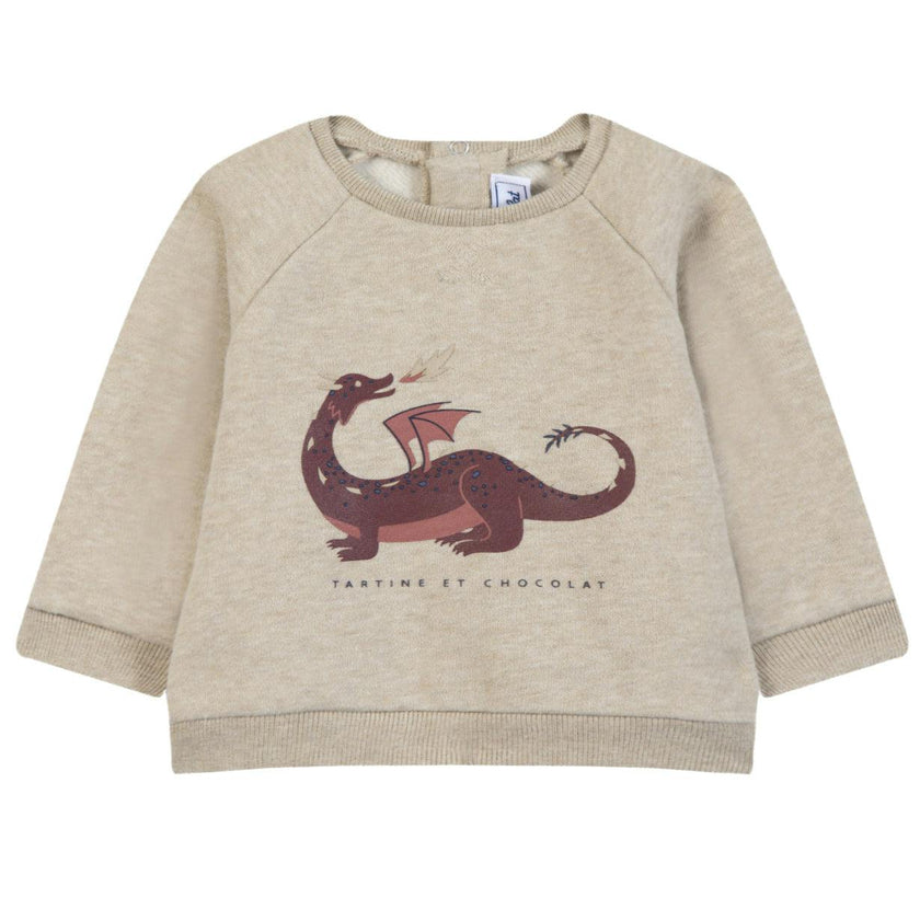 TARTINE ET CHOCOLAT Dragonstone Sweatshirt - Sable