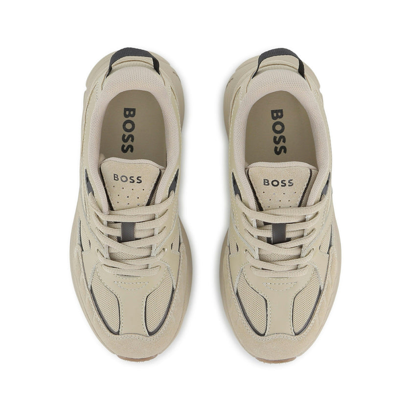 Beige Athletic Sneakers