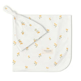 Organic Swaddle Blanket & Hat Set