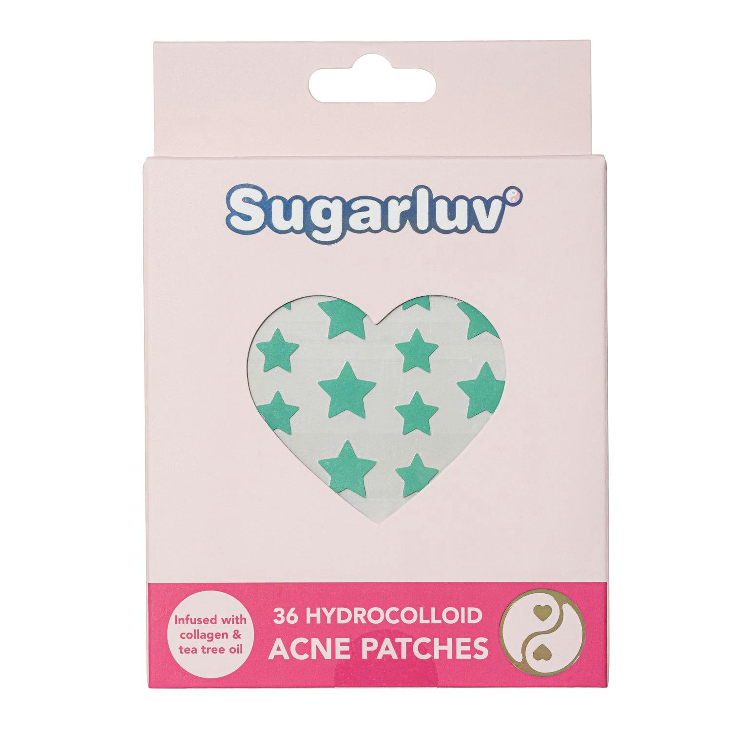 Watermelon + Cucumber Micellar Water Wipes and Mint Star Acne Patches Duo