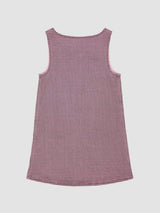 Hana Dress | Pink Houndstooth