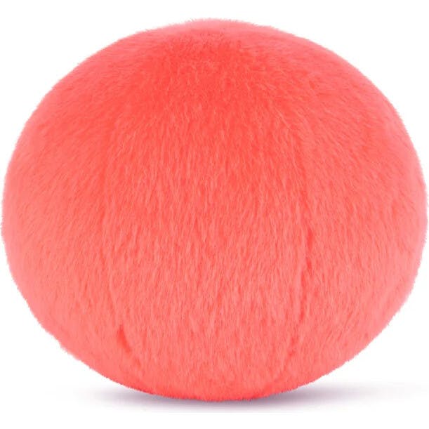Plush Smiley Fuzzy Pink 5"