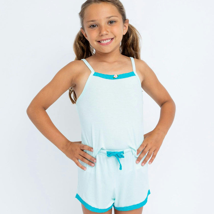 Aqua Cami Pajama Set