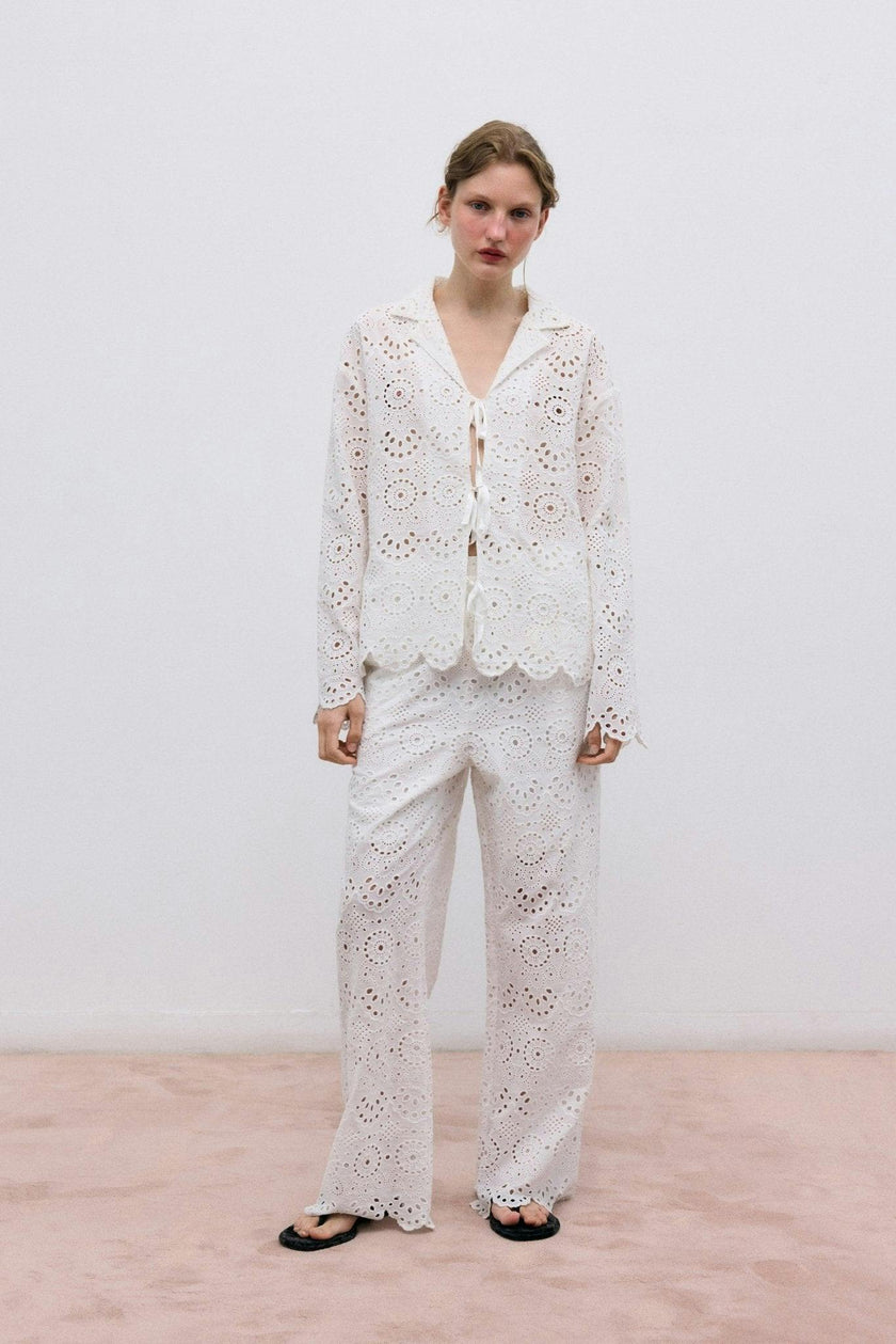 Jara Woman Pant Ecru