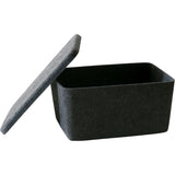 The Sculpted Bin - Wide with Lid