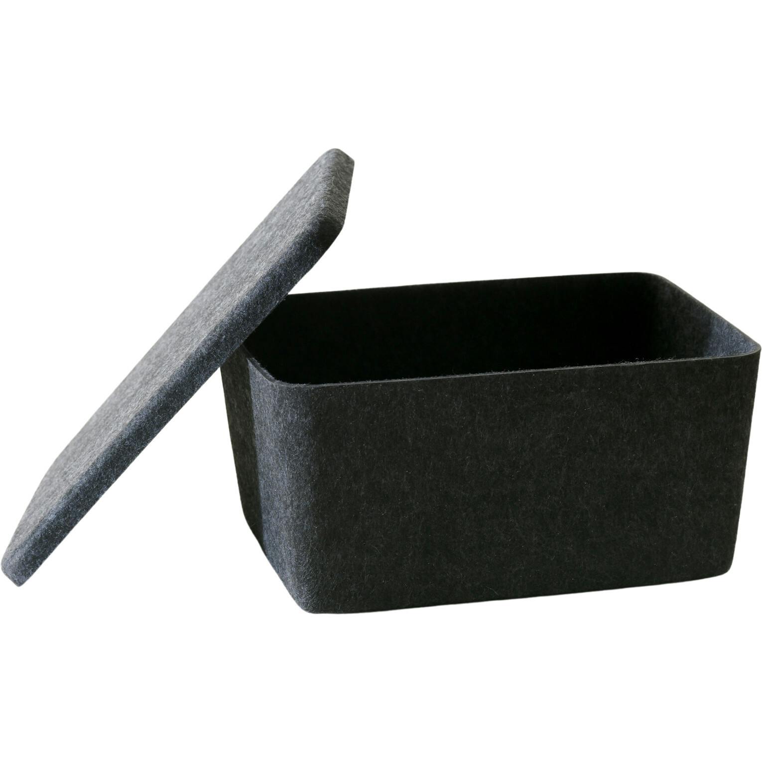 The Sculpted Bin - Wide with Lid