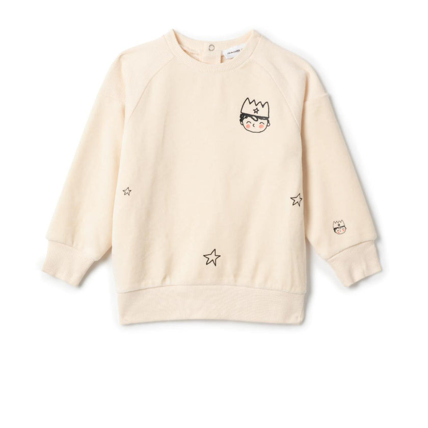 Prince Print Sweatshirt Blue Jay