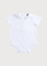 Peter Pan Collar Bodysuit in White (0mths-3yrs)