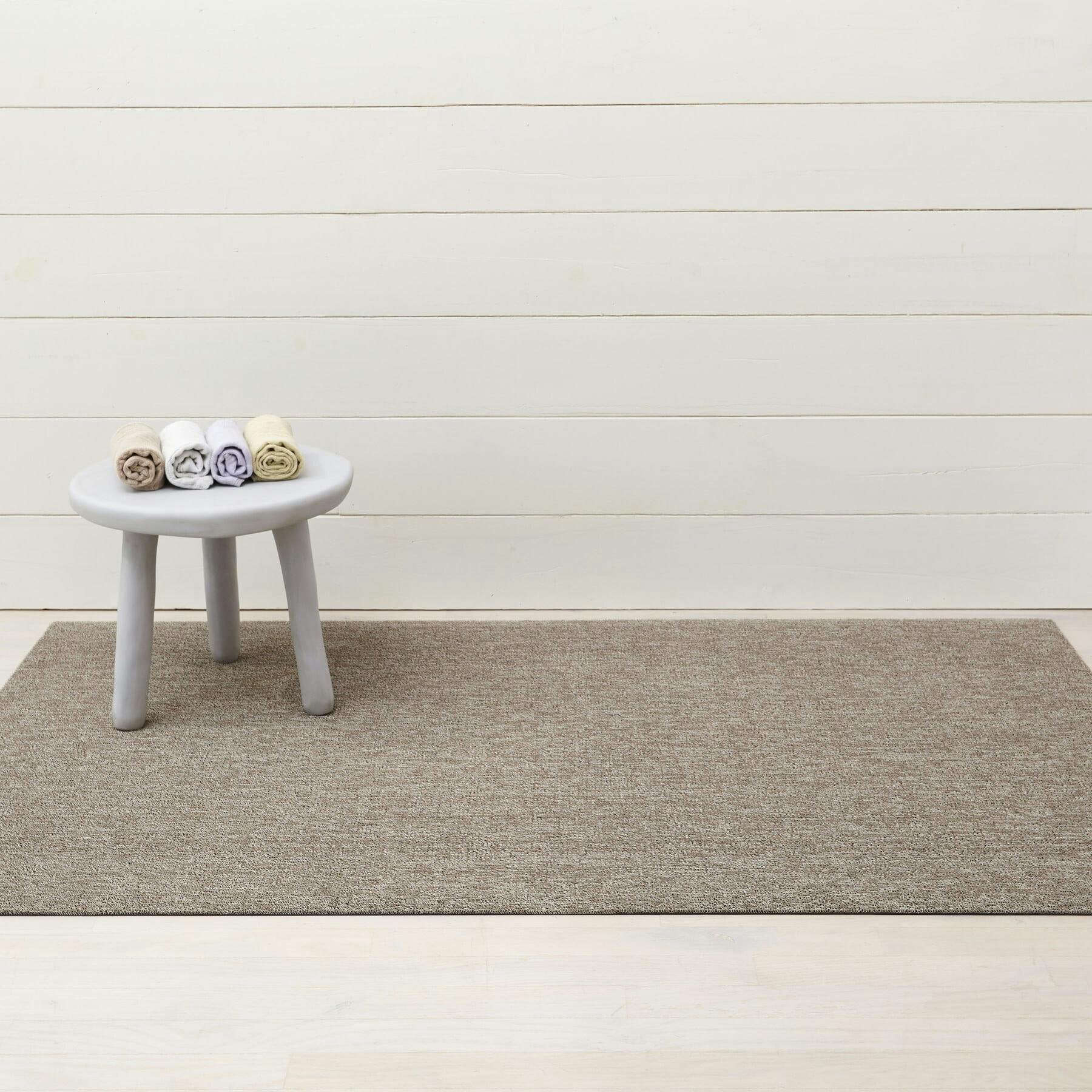 Heathered Shag Floor Mat, Grey