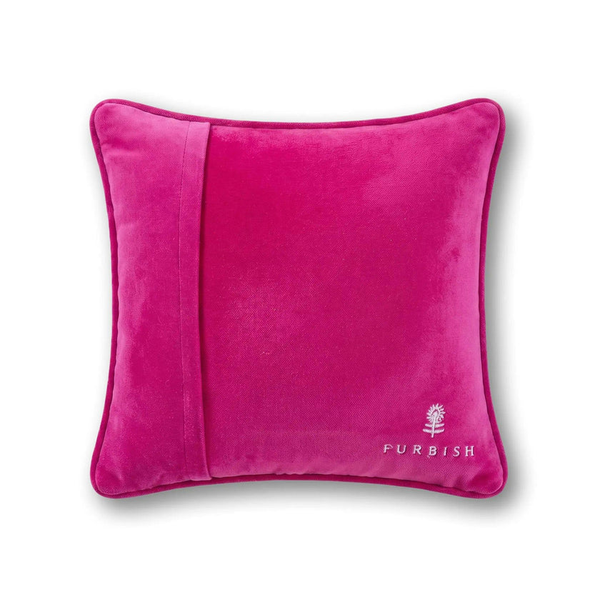Rich Man Needlepoint Pillow