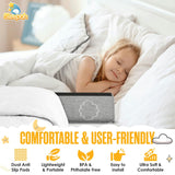 Sleepah Bed Rail for Toddlers Memory Foam Bed Bumper Guard w Dual Non-Slip Pads (Top & Bottom) Bed Rail is Waterproof Washable Soft Removable Cover (1 Pack)
