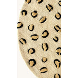 Round Leopard Rug