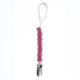 Punch Beaded Silicon Pacifier Clip