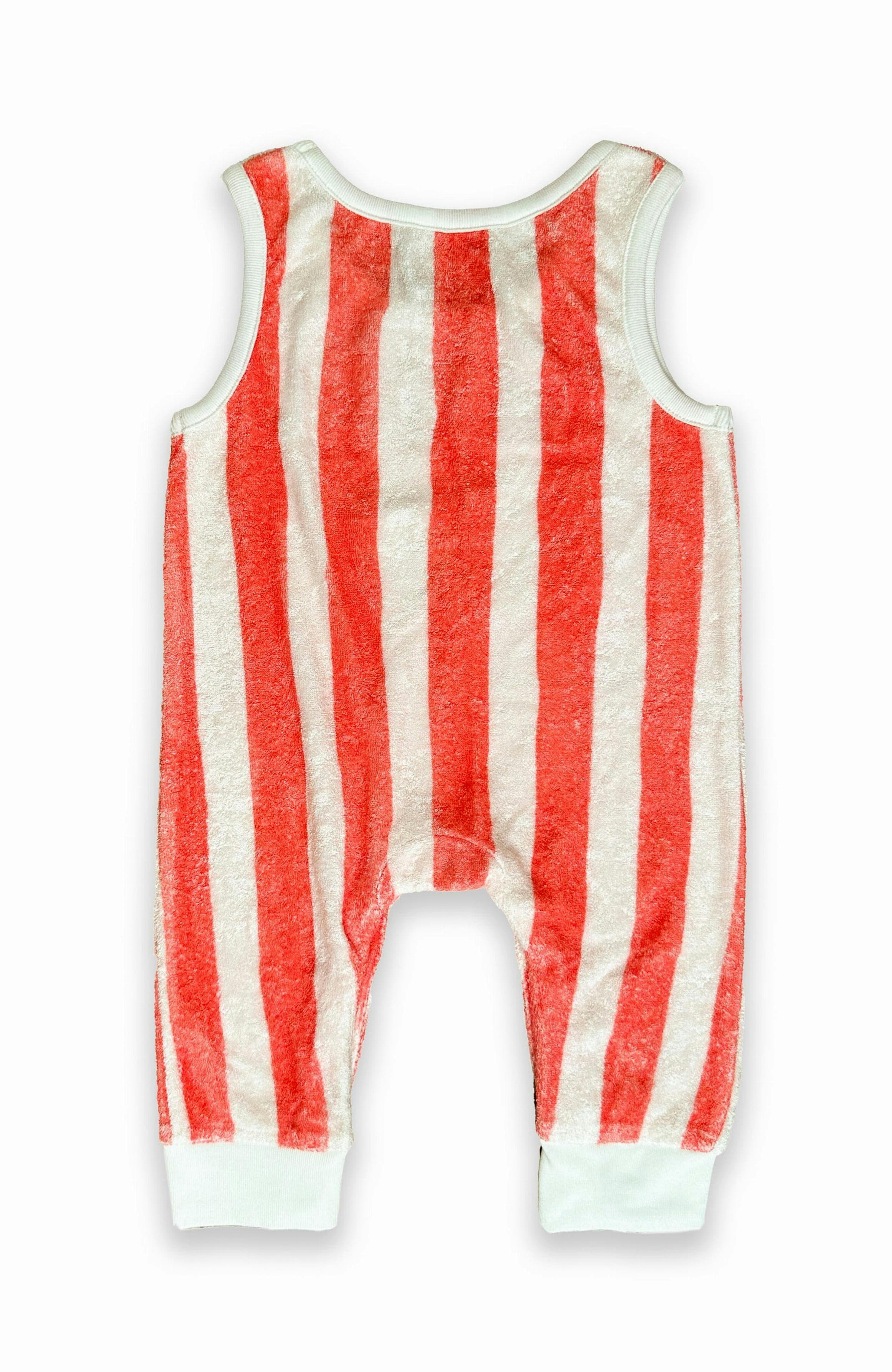 Hotel Del Drew Striped Tank Romper