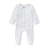 Bamboo Magnetic Footie Pajama - Arc en ciel