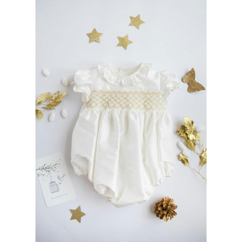 Colombe White Silk Ceremony Baby Bubble