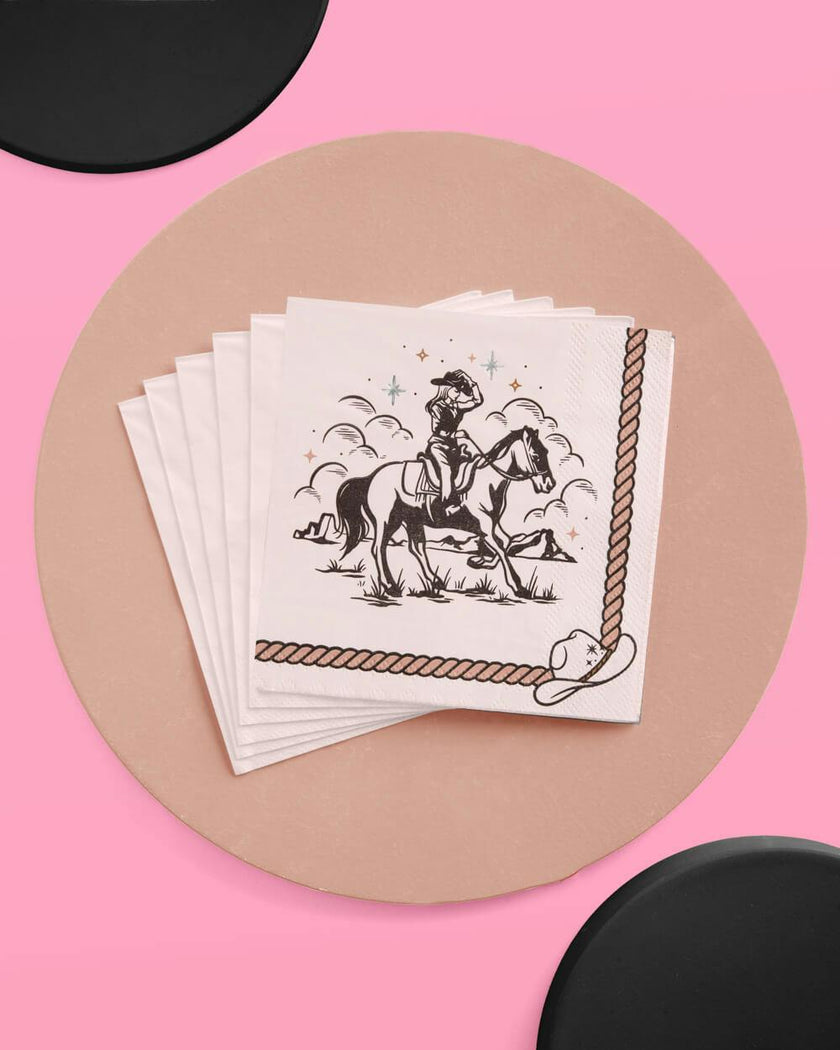 Texas Hold 'Em Napkins - 25 paper napkins