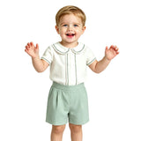Light Green Shorts Set