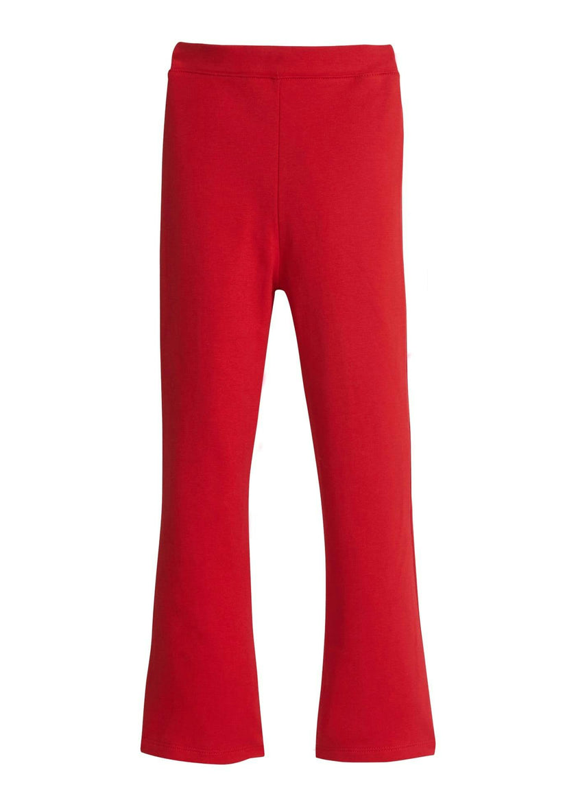 Kick Flare Leggings - Red