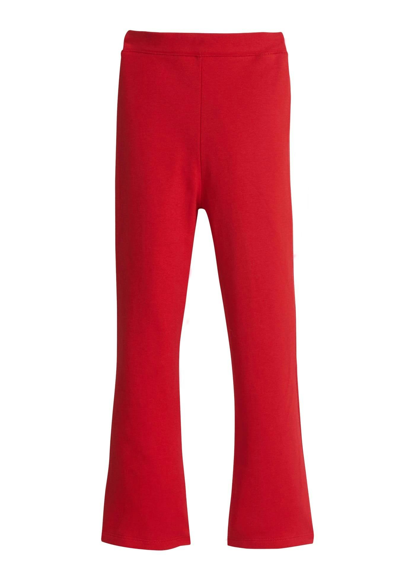 Kick Flare Leggings - Red