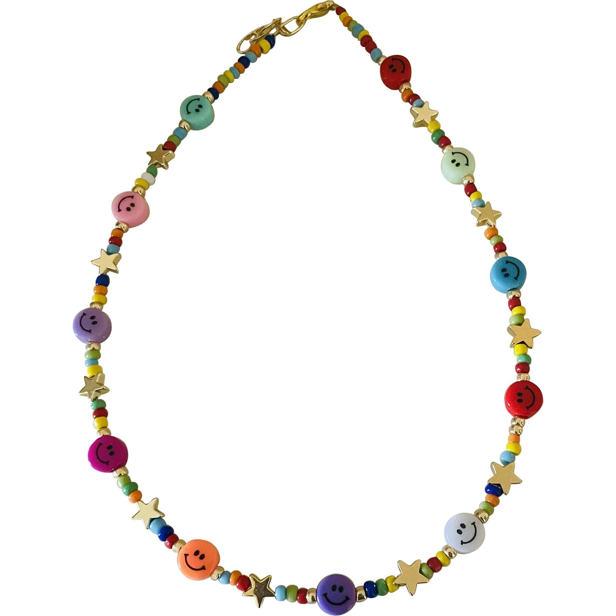 Smiley & Stars Necklace
