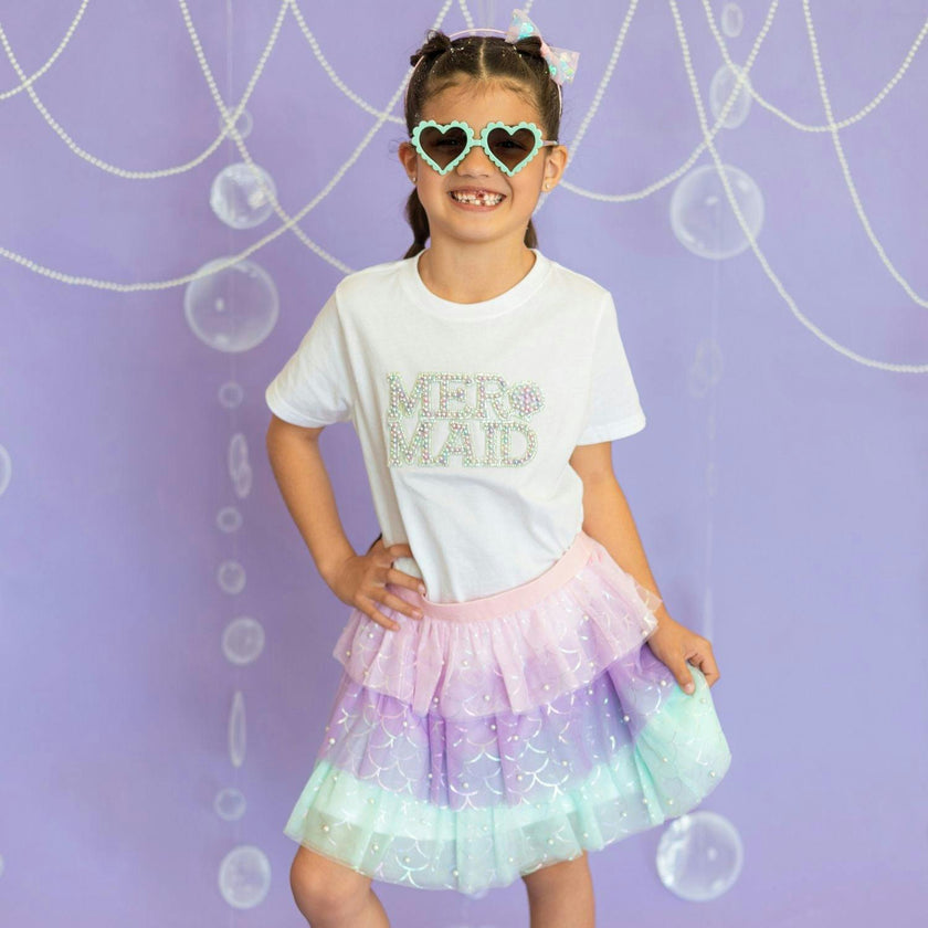 Mermaid Pearl Tutu Skirt