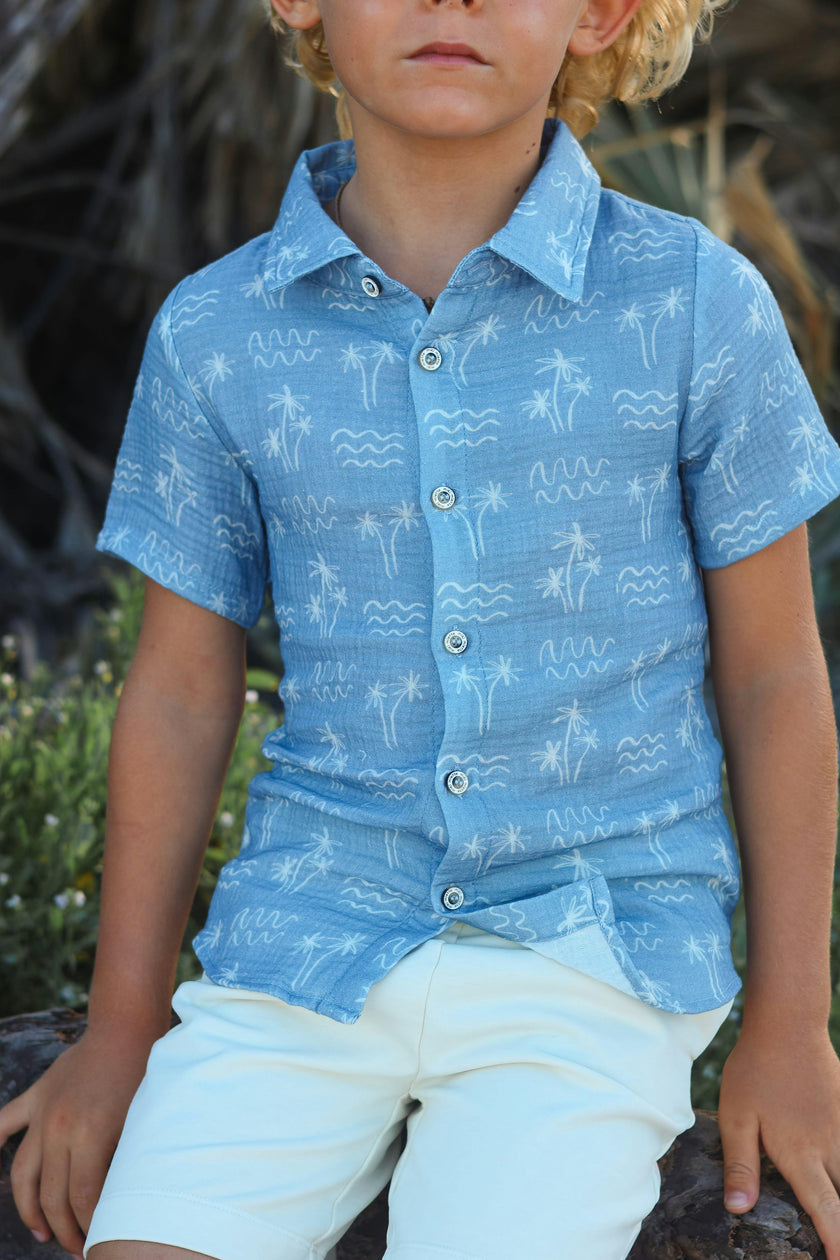 Malibu Jerry Short Sleeve Buttondown
