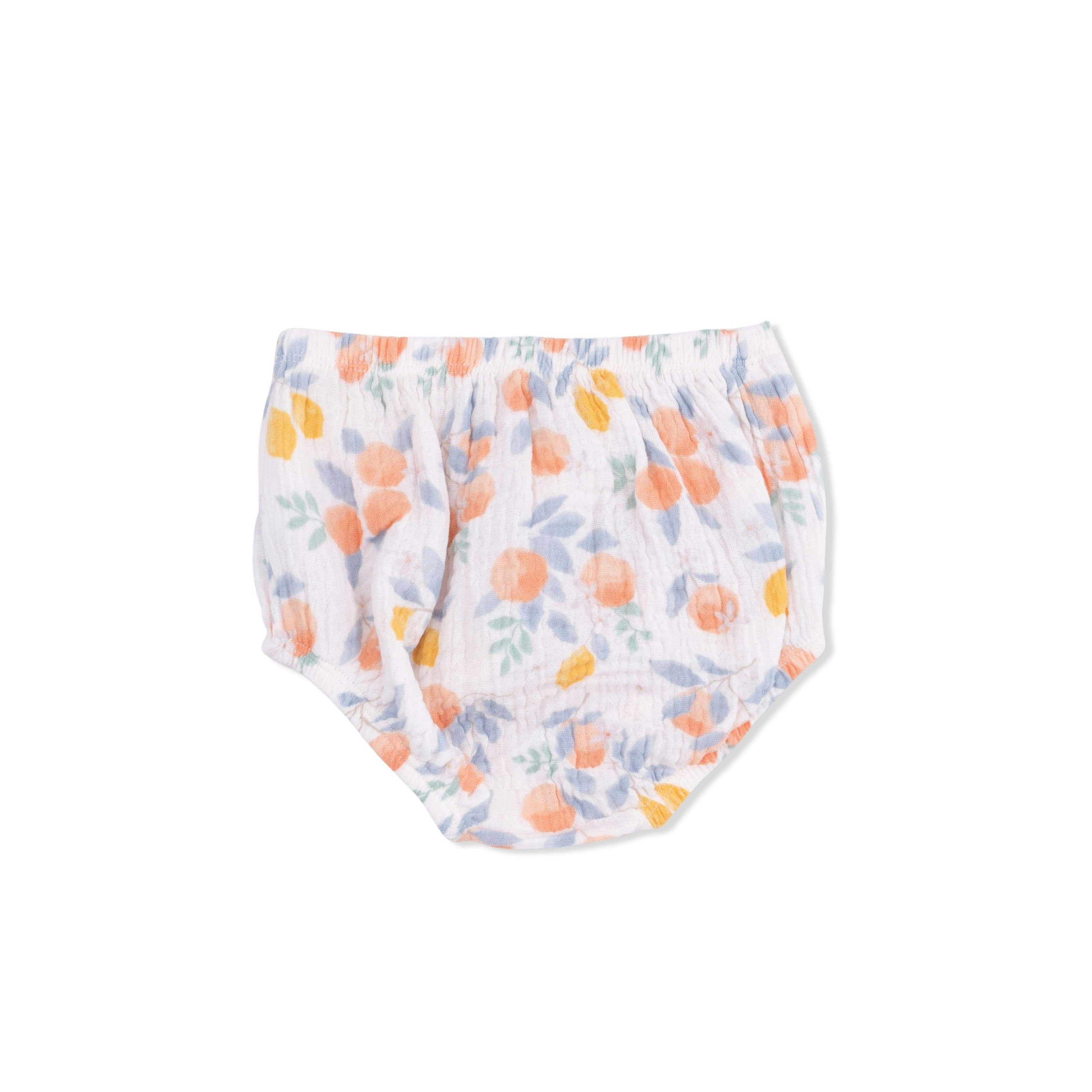 Citrus Floral - Smocked Sundress with Bloomer