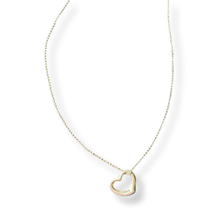 *Preloved* Tiffany & Co. Open Heart Pendant Necklace