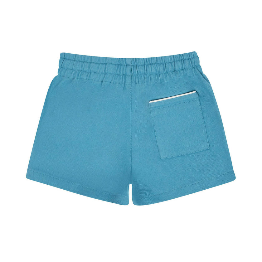 boys cerulean blue ultra-soft twill shorts