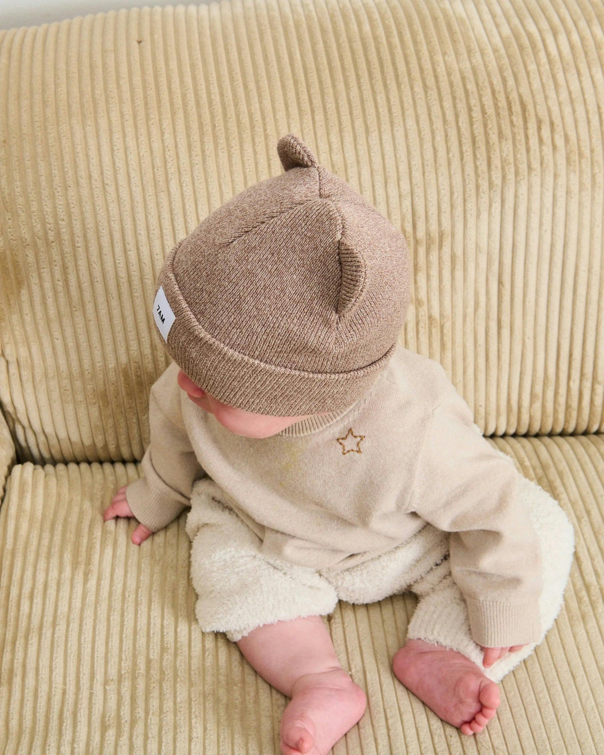 Bear Beanie • Heather