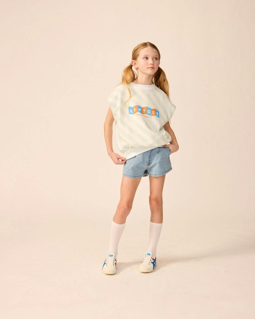 Slouchy Denim Shorts