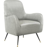 Noelle Velvet Mid-Century Accent Chair