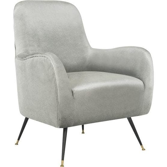 Noelle Velvet Mid-Century Accent Chair