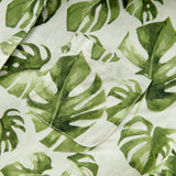 Island Leaf Linen Button-Up Shirt and Shorts Set
