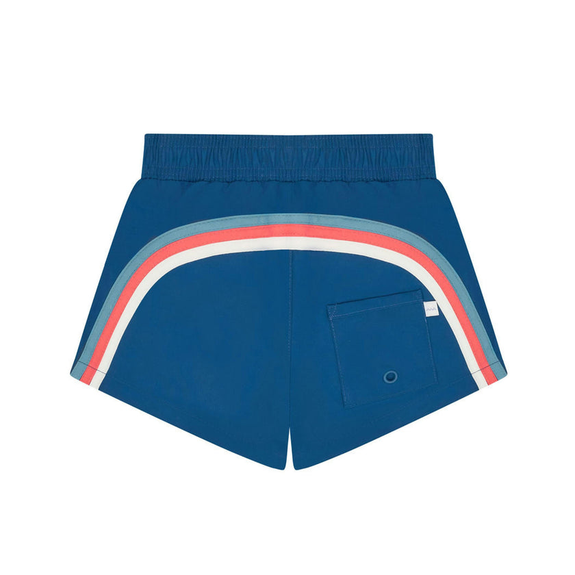 boys oyster blue stripe boardie