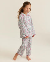 Kid's Twill Colette Pajama Set in Winter Garden